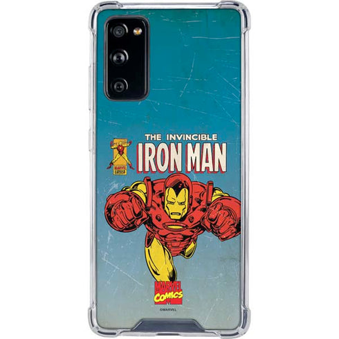 Marvel Classic Comics The Invincible Iron Man Galaxy S20 FE Clear Case